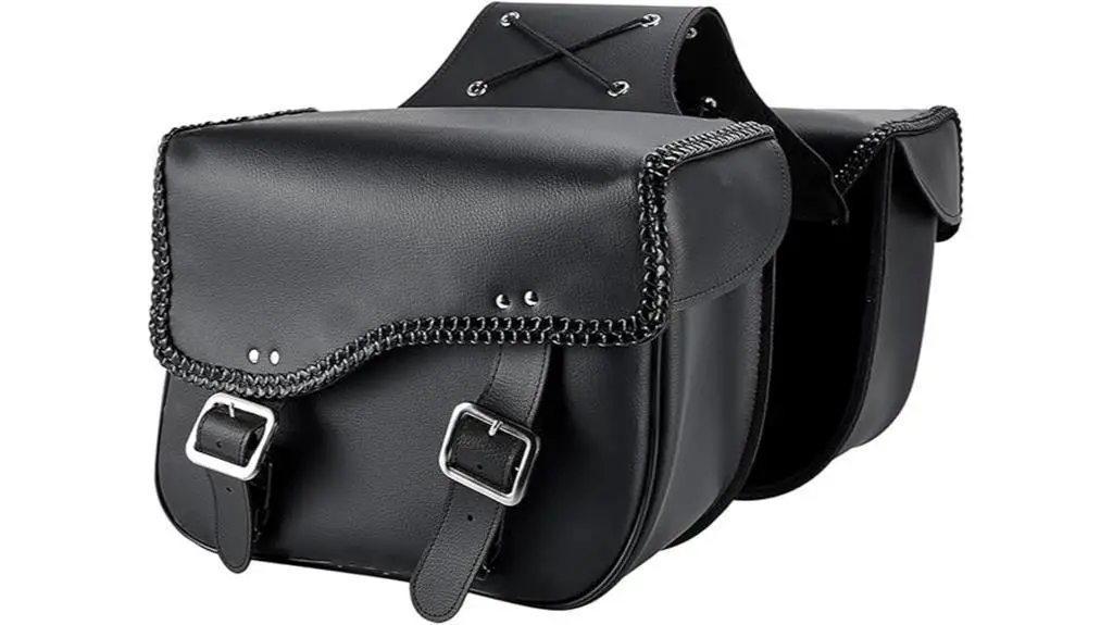 faux leather motorcycle bags