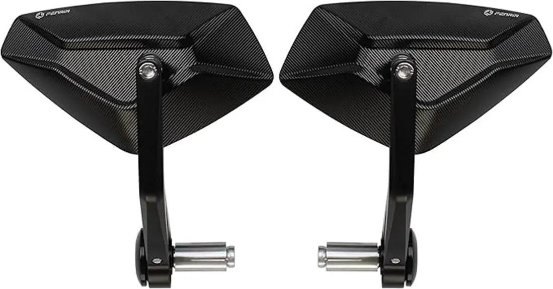 fenrir motorcycle handlebar mirrors