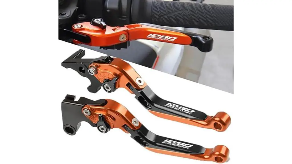 foldable levers for ktm