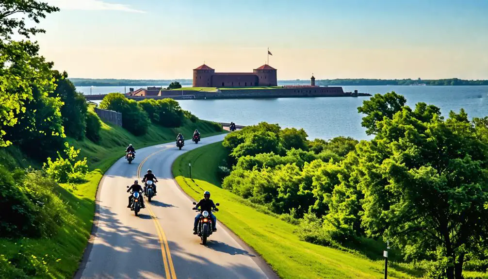 Top 5 Must-Try Motorcycle Rides Around Fort McHenry National Monument