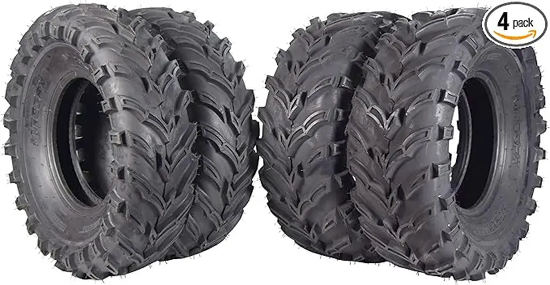 four atv utv tires set