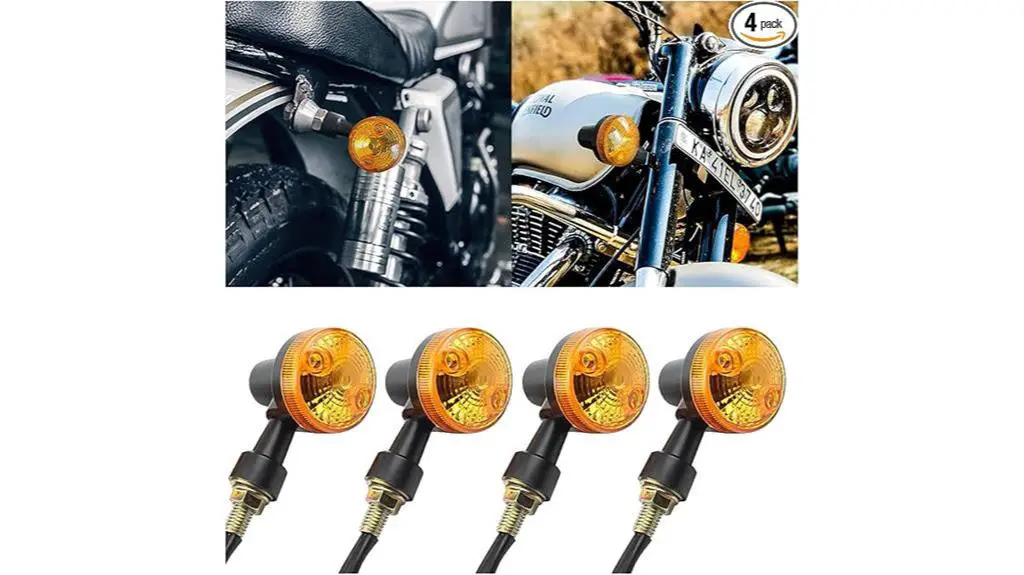 four piece motorcycle signal lights