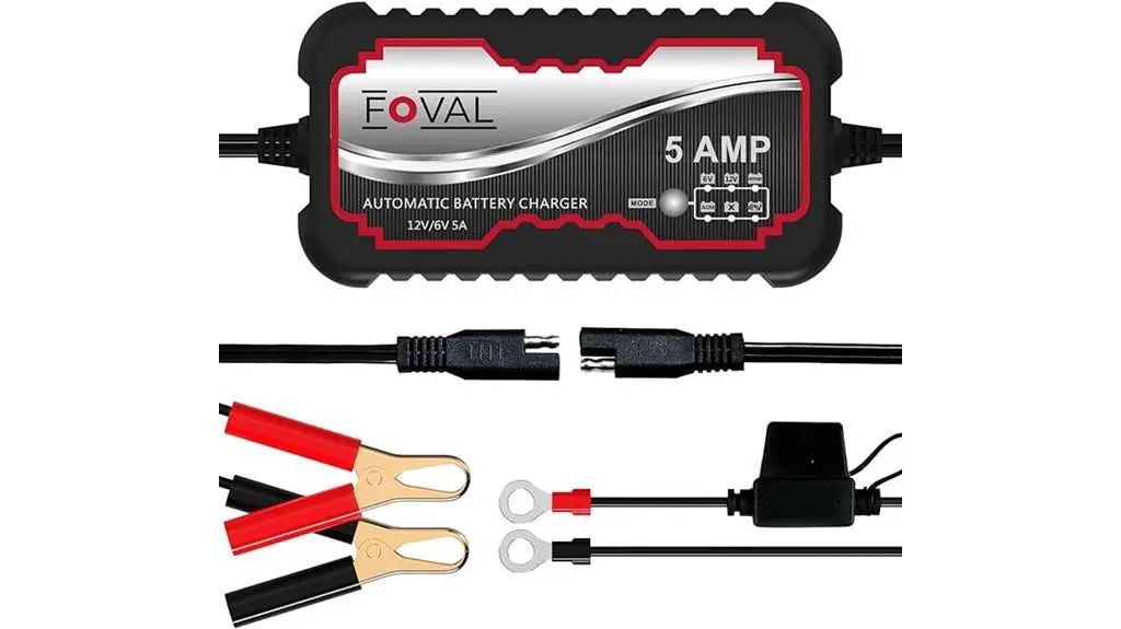 foval 5amp charger details