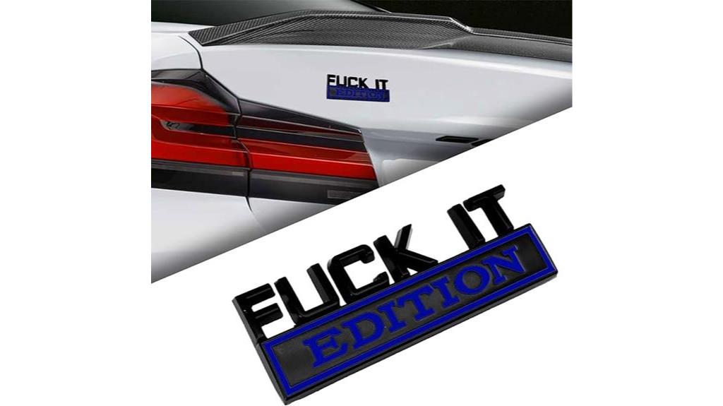 fuck it car decal