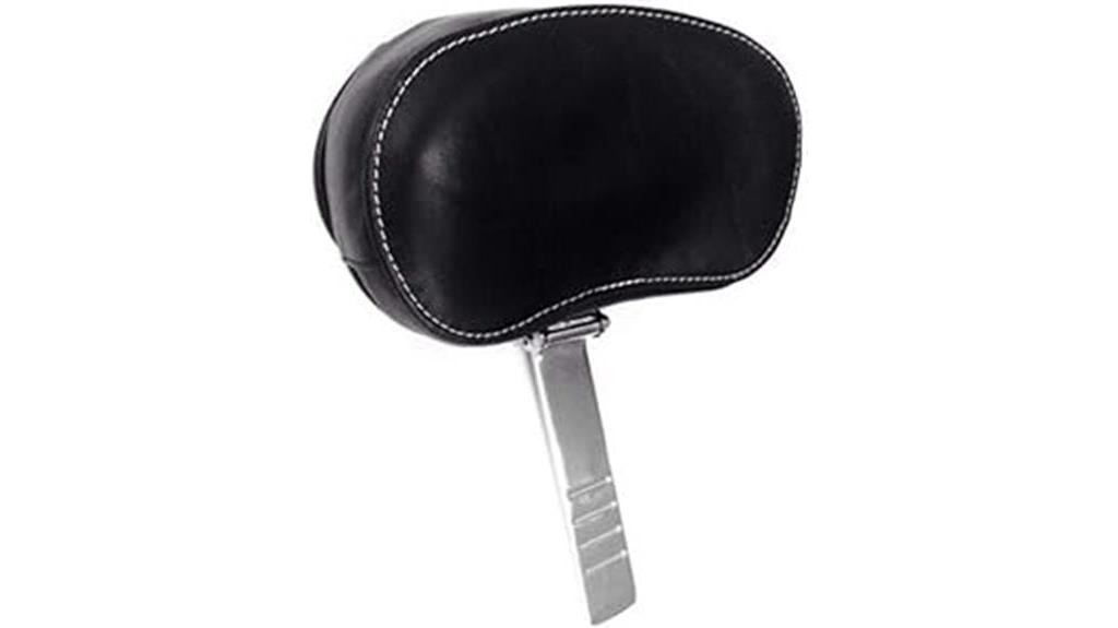 genuine leather backrest motorcycle accessory