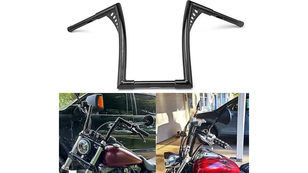 gloss black ape hangers