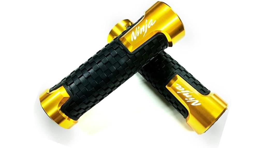 gold aluminum motorcycle grips