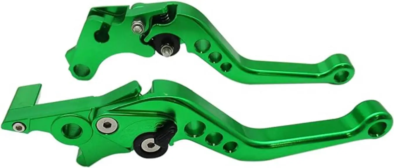 green cnc brake clutch lever