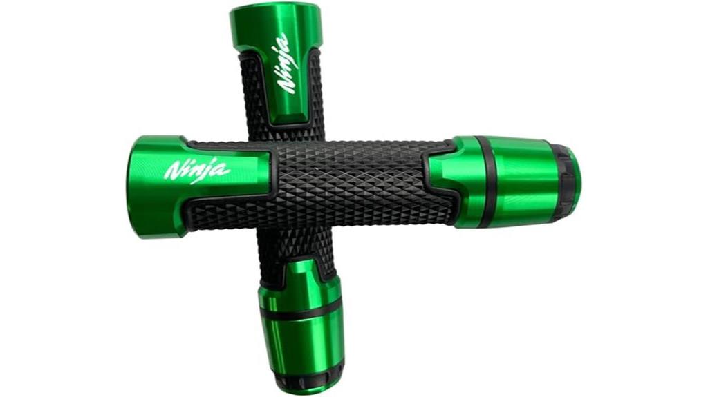 green gel motorcycle grips