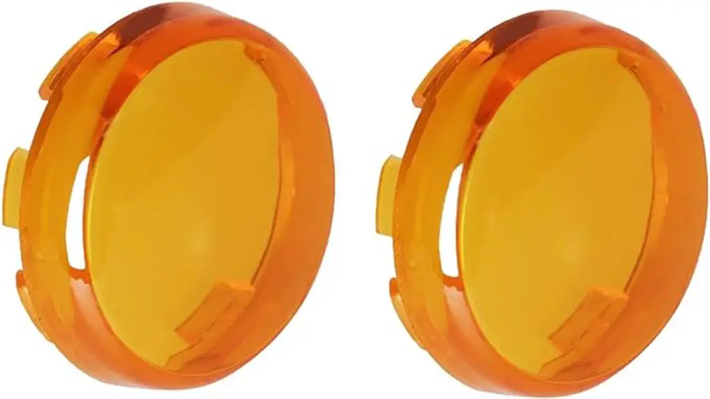 harley amber signal lens