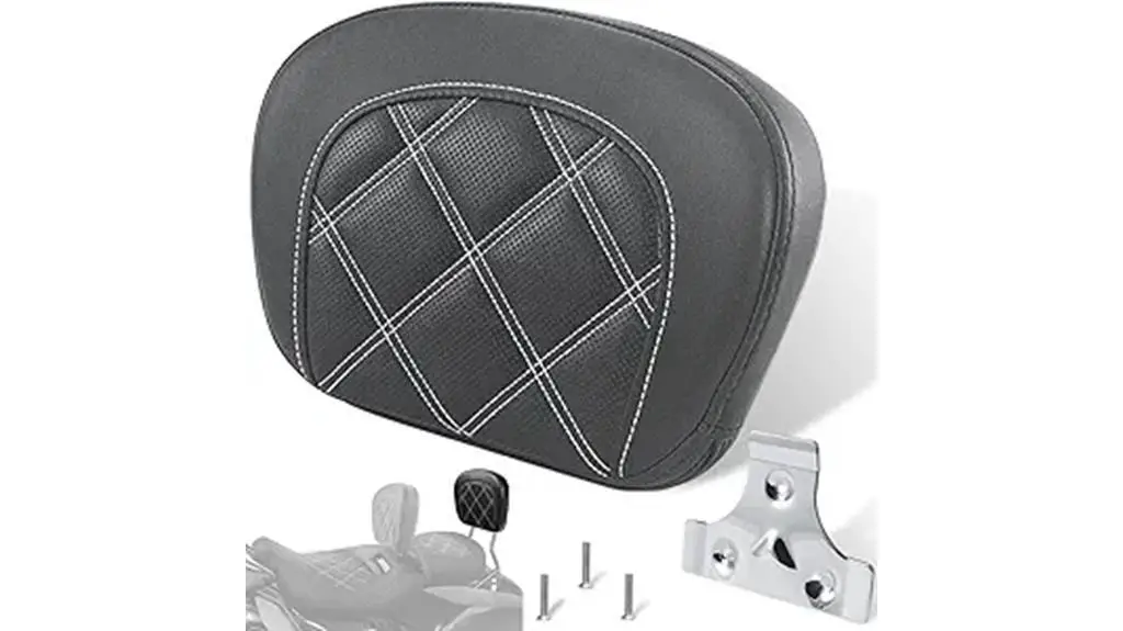 harley touring backrest pad