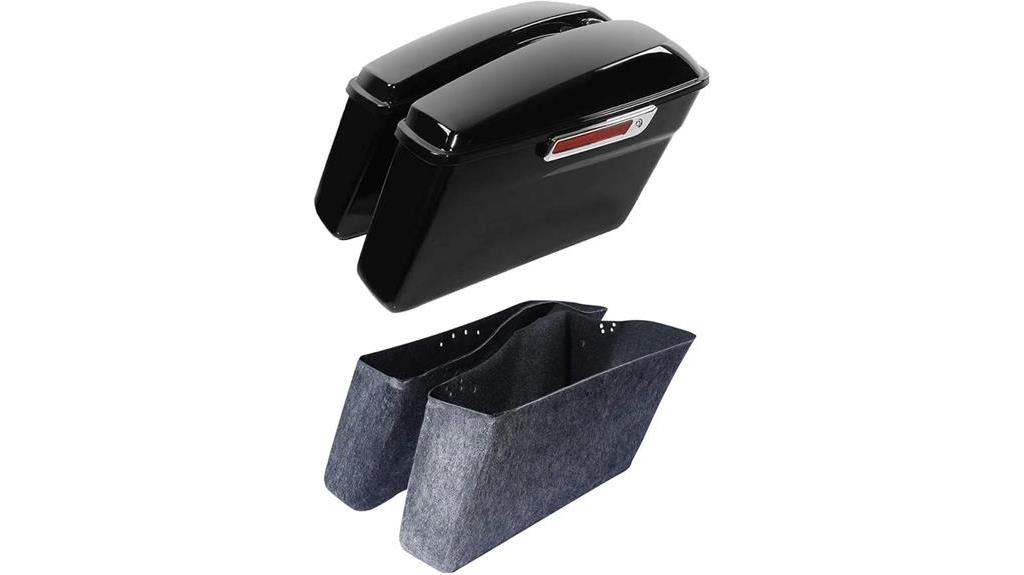 harley touring saddlebags black