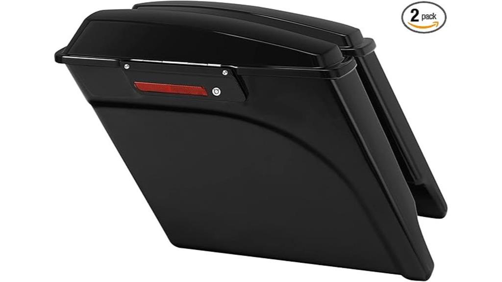 harley touring saddlebags vivid black