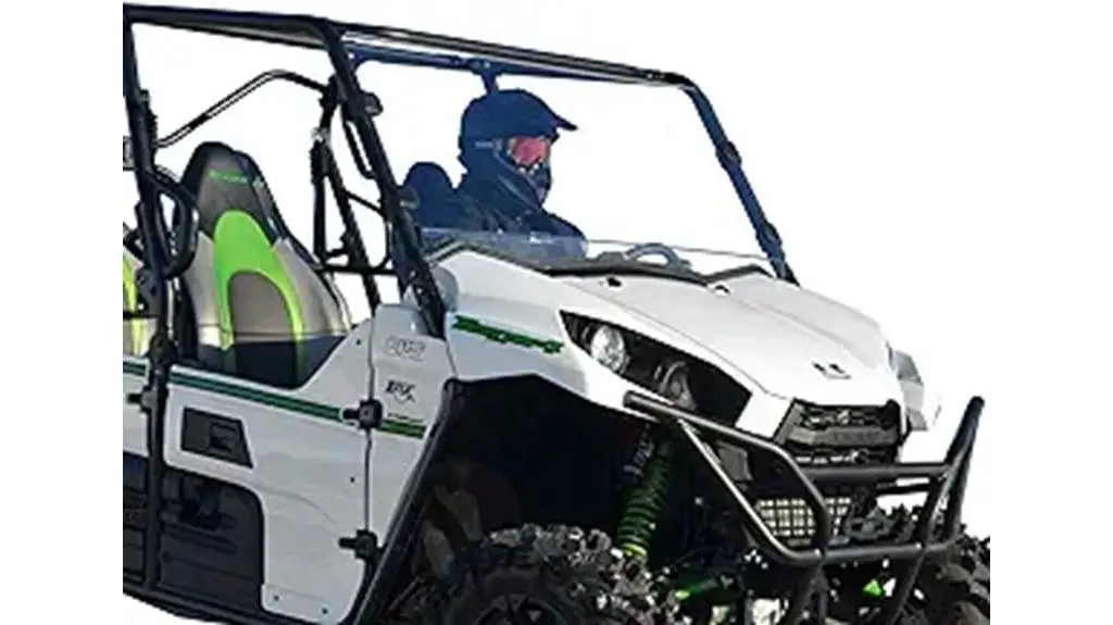 heavy duty windshield kawasaki teryx