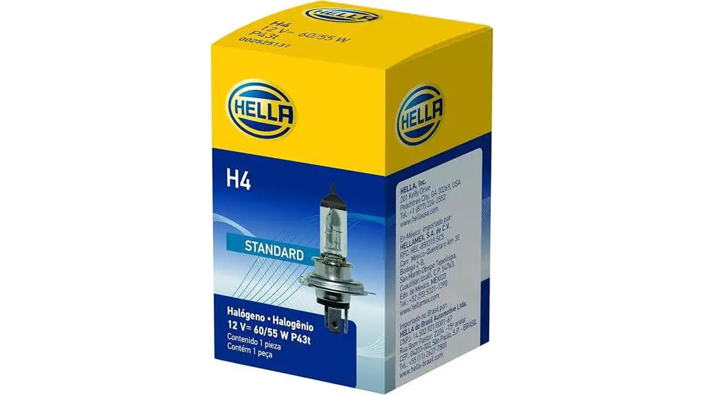 hella 12v halogen bulb