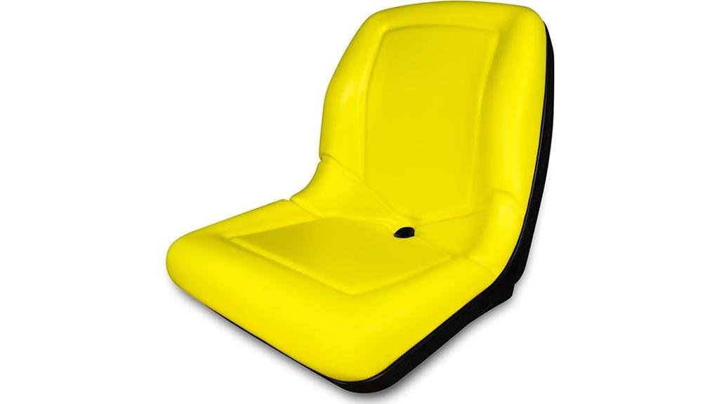 high back lawn mower seat