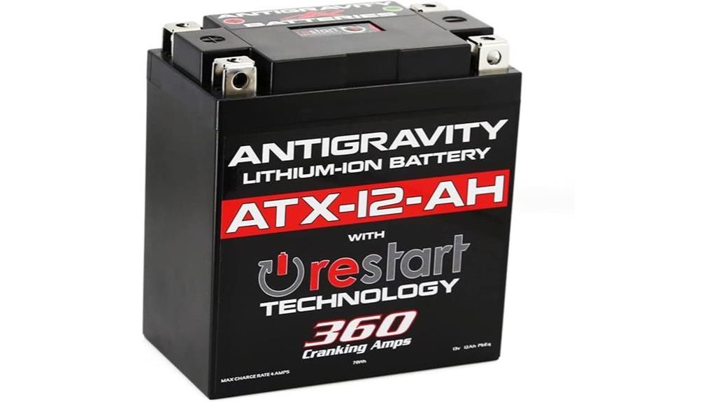 high performance lithium motorcycle battery