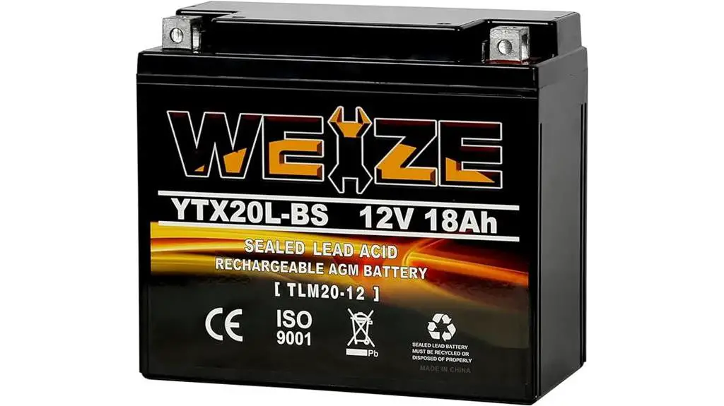 high performance sealed battery