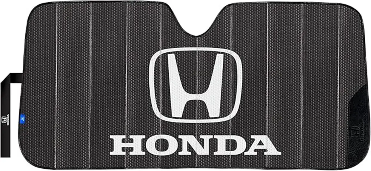 honda black matte sunshade