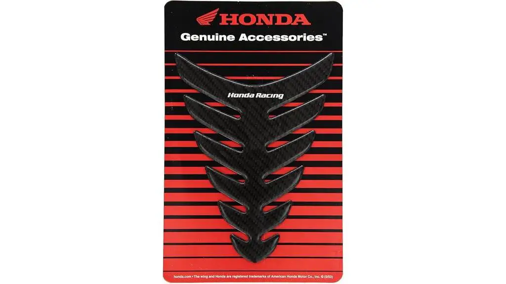 honda carbon fiber tank pad