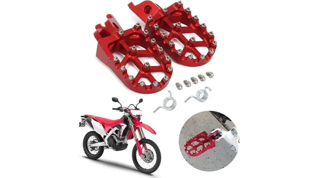 honda dirt bike foot pegs