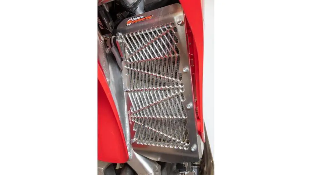 honda dirt bike radiator guards