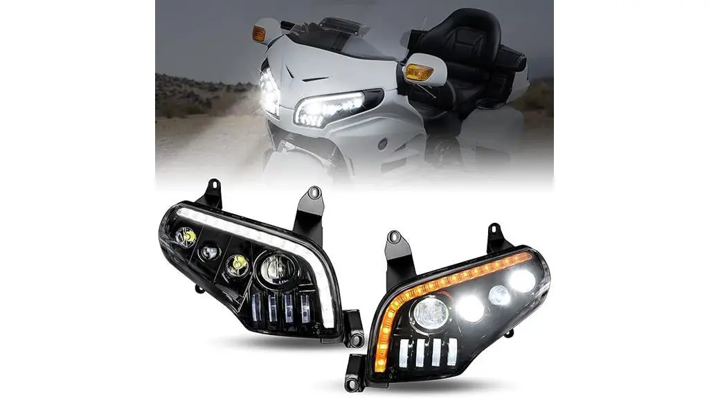 honda goldwing led headlights