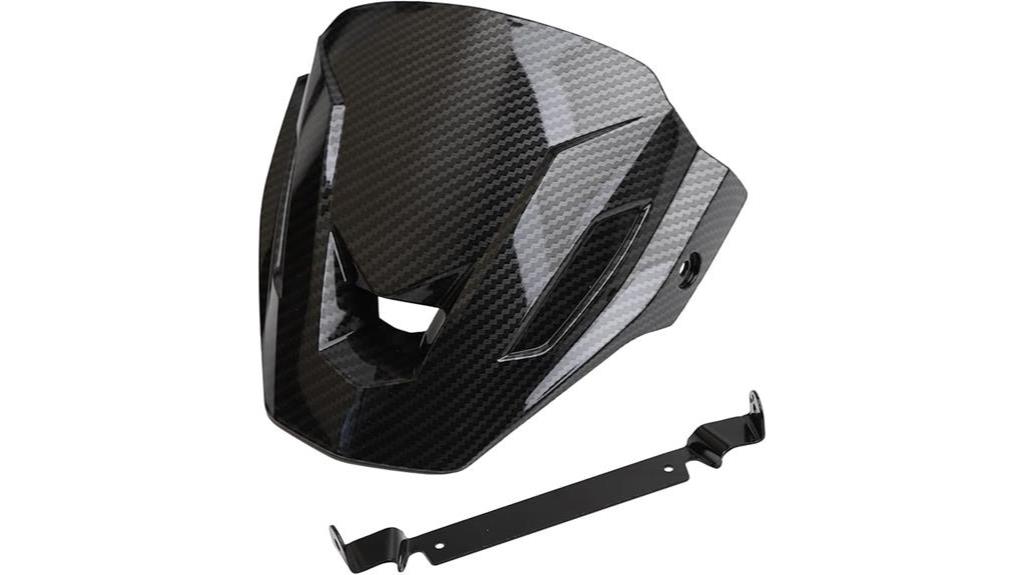 honda grom carbon windshield