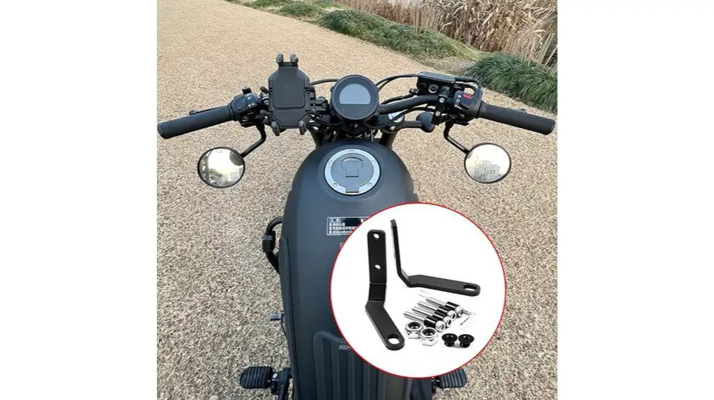 honda rebel mirror bracket kit