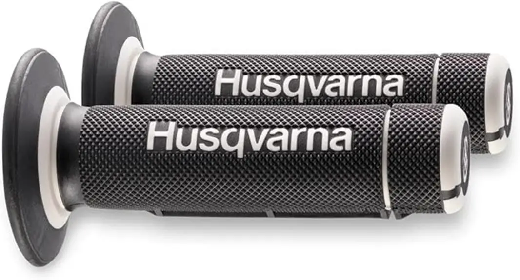 husqvarna black white grip