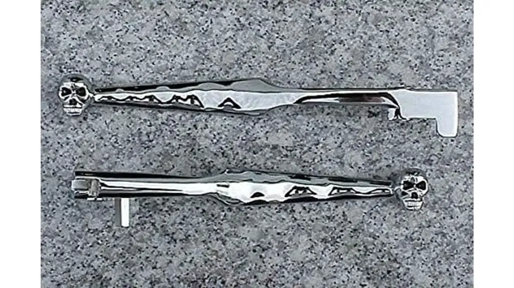 i5 chrome skull levers