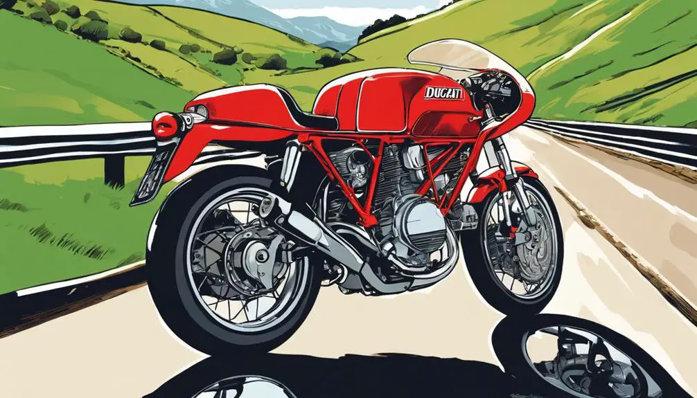 iconic ducati sport motorcycle