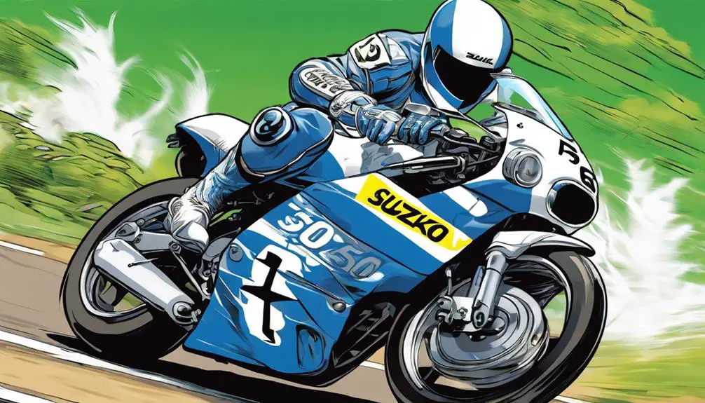 iconic suzuki sport motorcycle