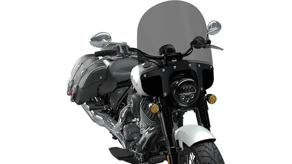 indian motorcycle quick release windshield