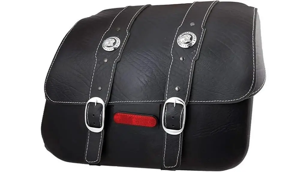 indian scout leather saddlebags