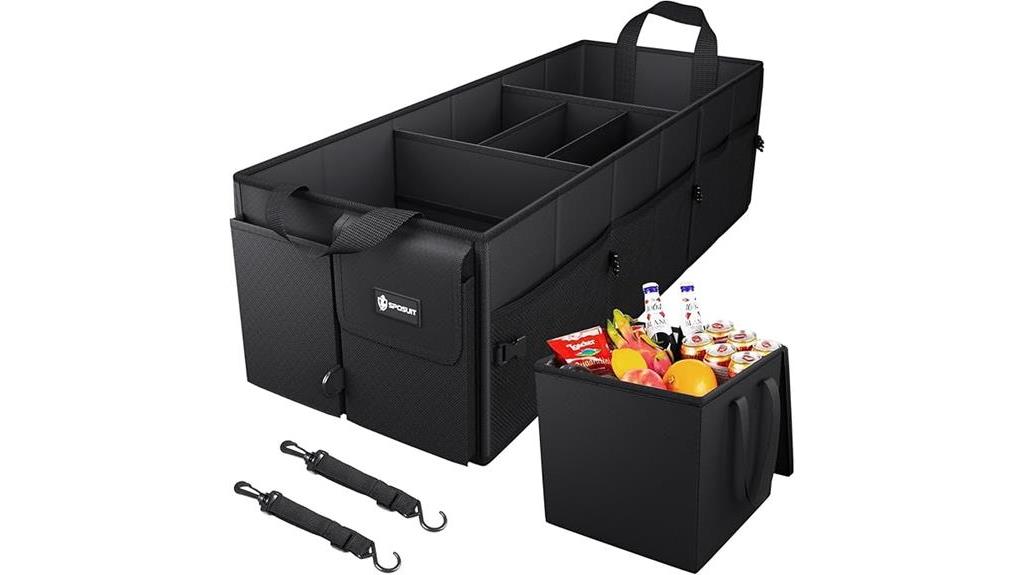 insulated cooler trunk organizer