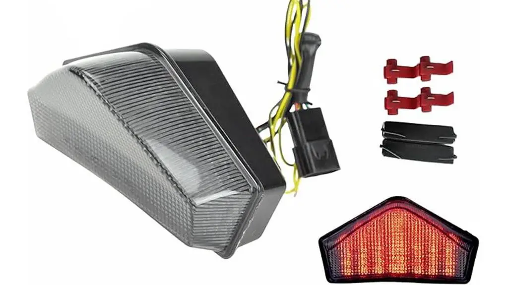 integrated brake tail light