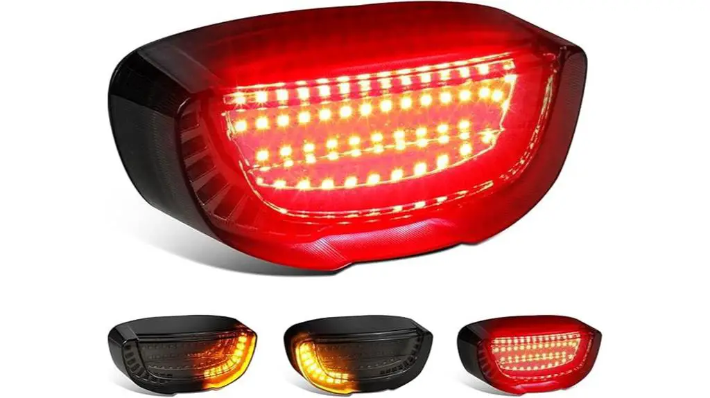 integrated brake tail light