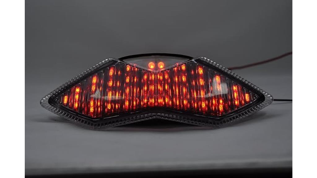 integrated led brake taillight