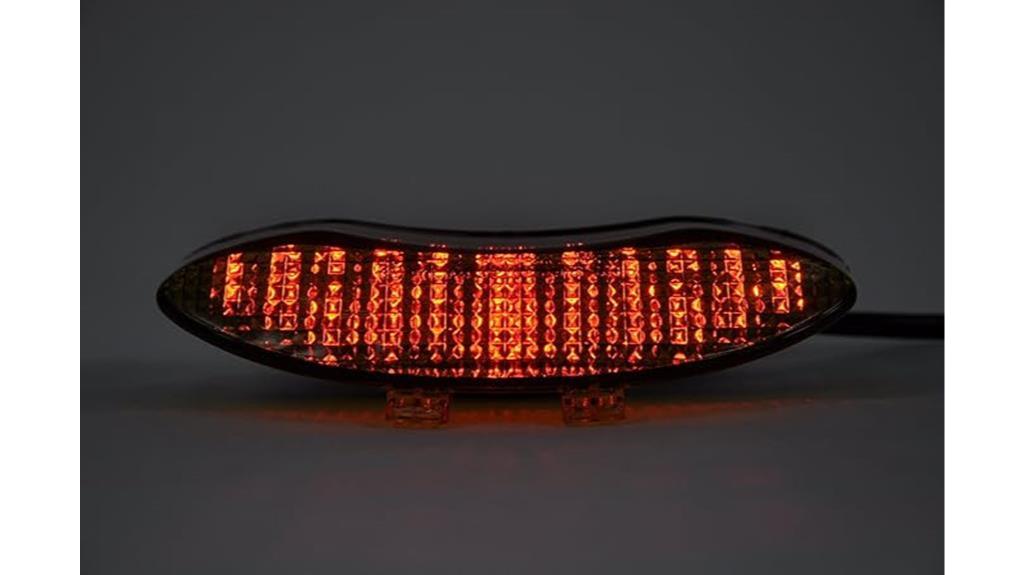 integrated led brake taillight