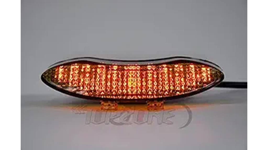 integrated led brake taillight