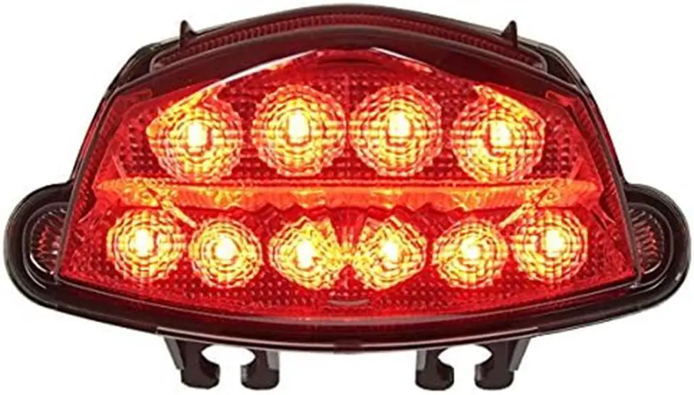 integrated led tail lights