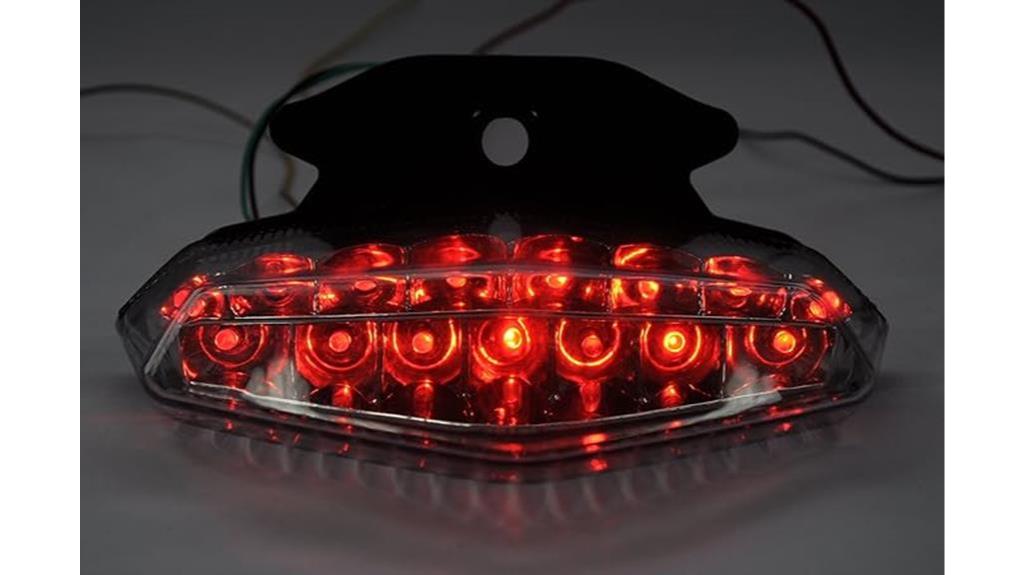 integrated led taillight assembly