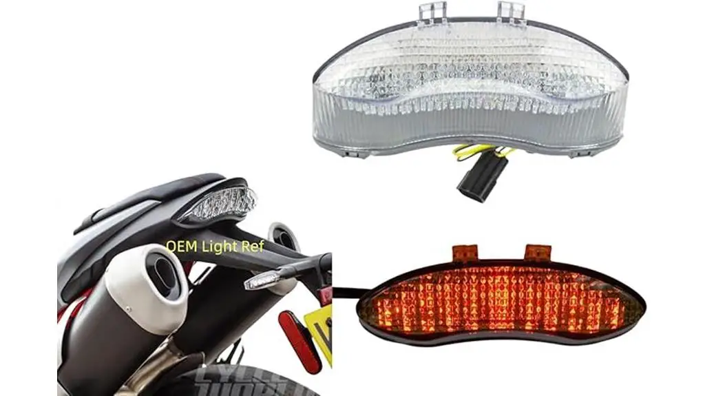 integrated rear lamp indicators