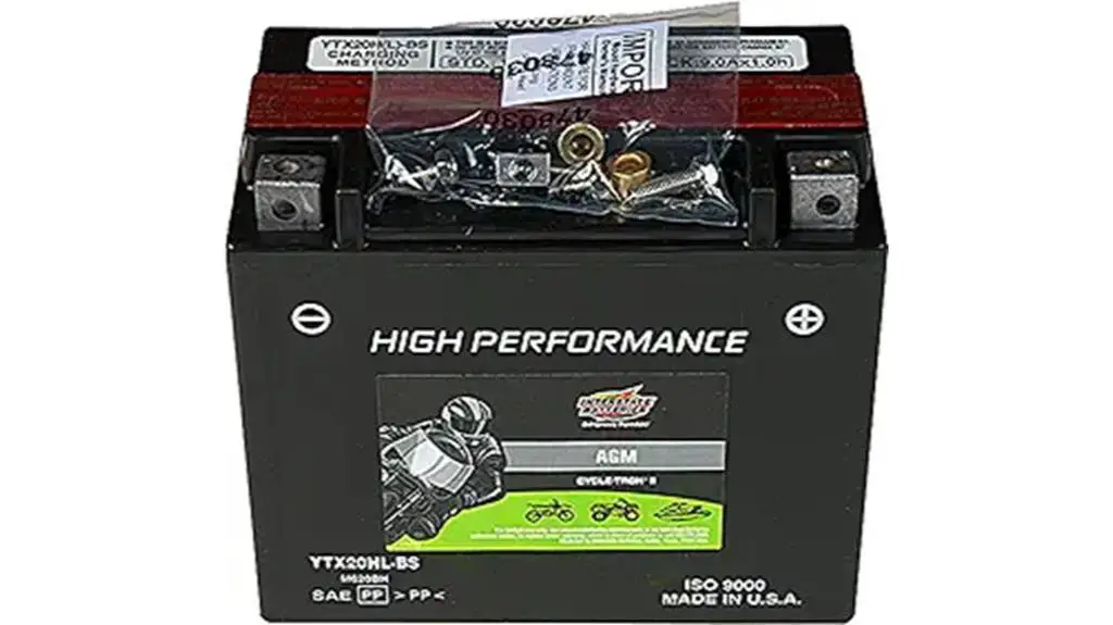 interstate powersports battery ytx20hl bs