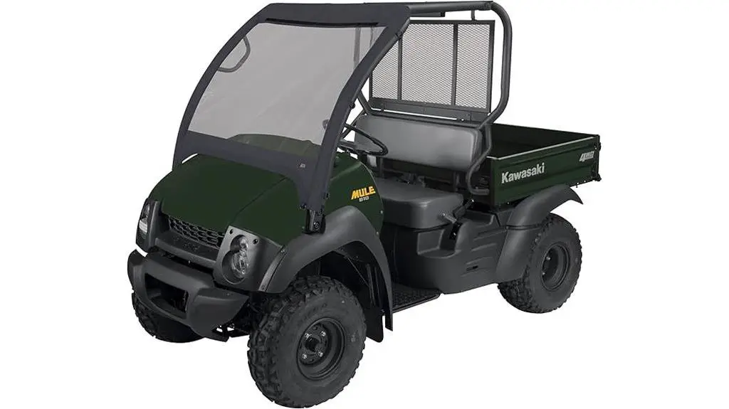 kawasaki mule windshield accessory