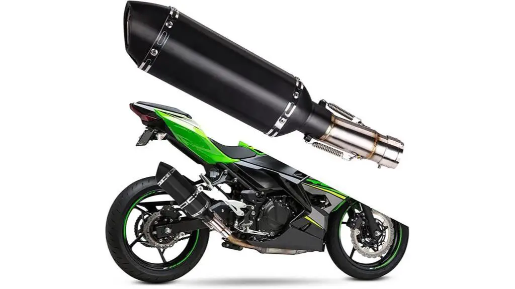 kawasaki ninja 400 muffler baffle