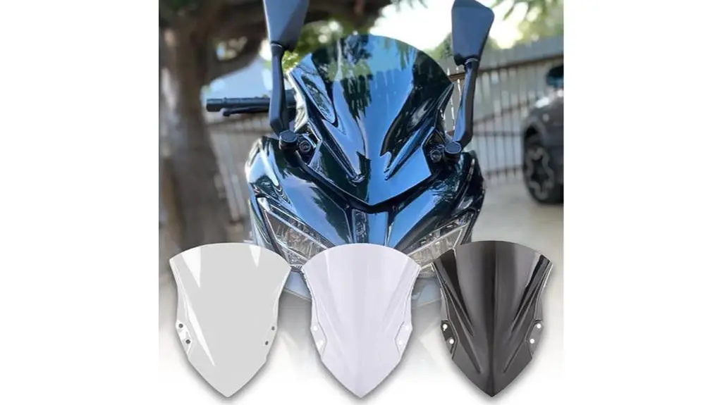 kawasaki ninja wind deflectors