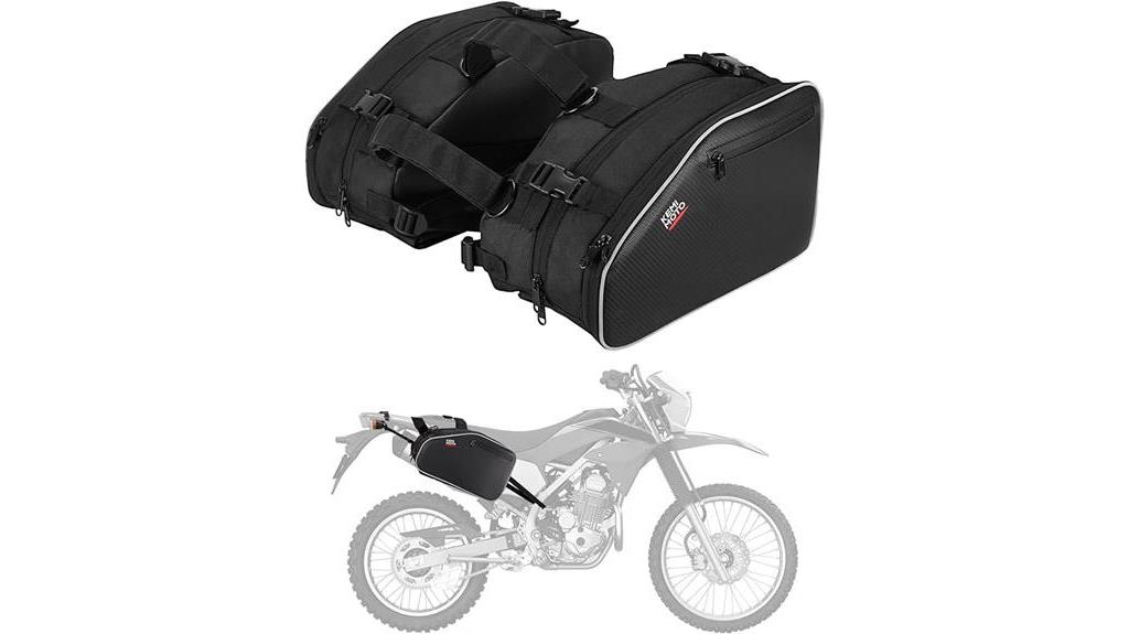 kemimoto 24l motorcycle saddlebags