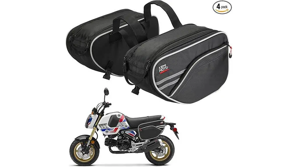 kemimoto 30l waterproof saddlebags